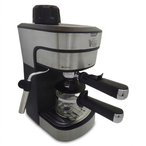 اسپرسوساز ویداس مدل VIR-2342، مناسب تهیه اسپرسو و کاپوچینو، دارای یک عدد نازل قهوه، سینی چکهگیر