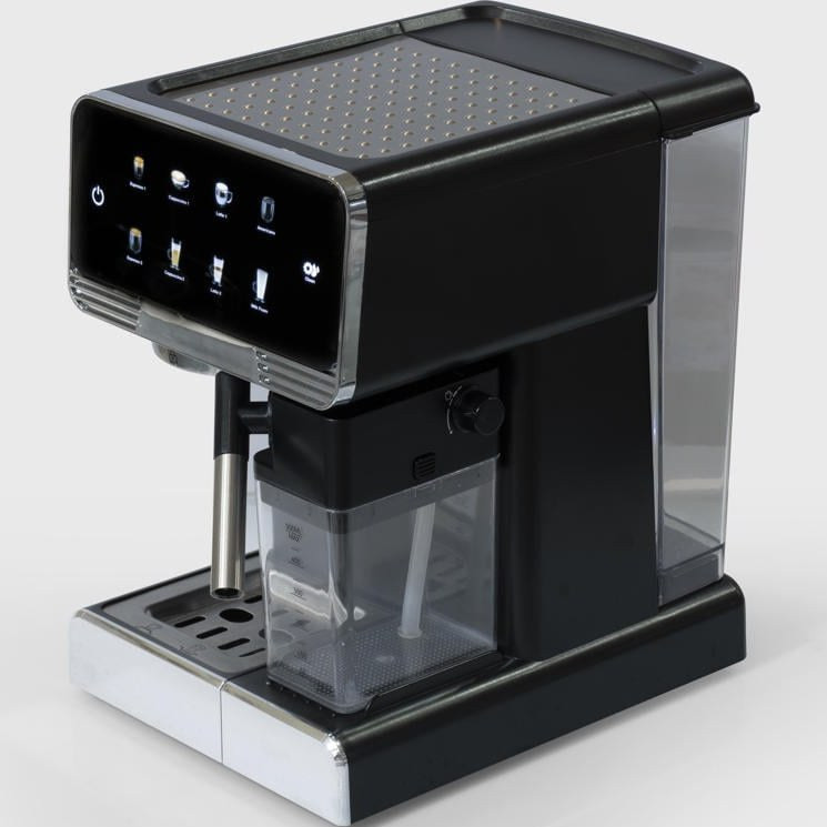 اسپرسوساز 1250 میلیلیتری تیوارکس مدل TX-7477، مناسب تهیه اسپرسو، کافه لاته، موکا، کاپوچینو، ماکیاتو، ریسترتو، لانگو، آمریکانو، کافه اوله و فلت وایت، دارای 1 عدد نازل قهوه، حالت آماده به کار، سیستم گرم کردن فنجان، سینی چکه گیر، مکانیزم نظافت خودکار
