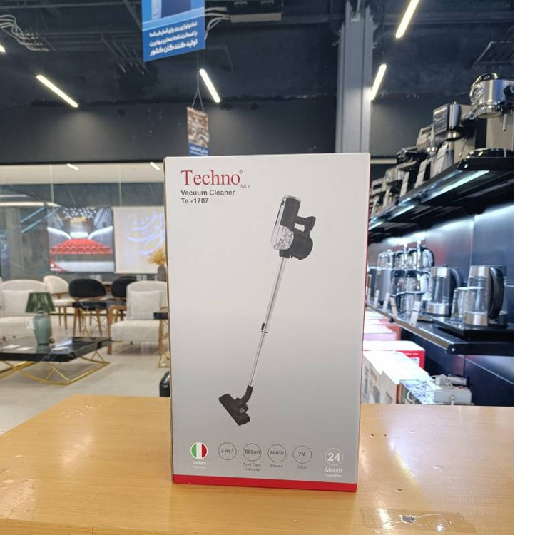 جاروبرقی مخزندار 600 وات تکنو مدل Te‑1707