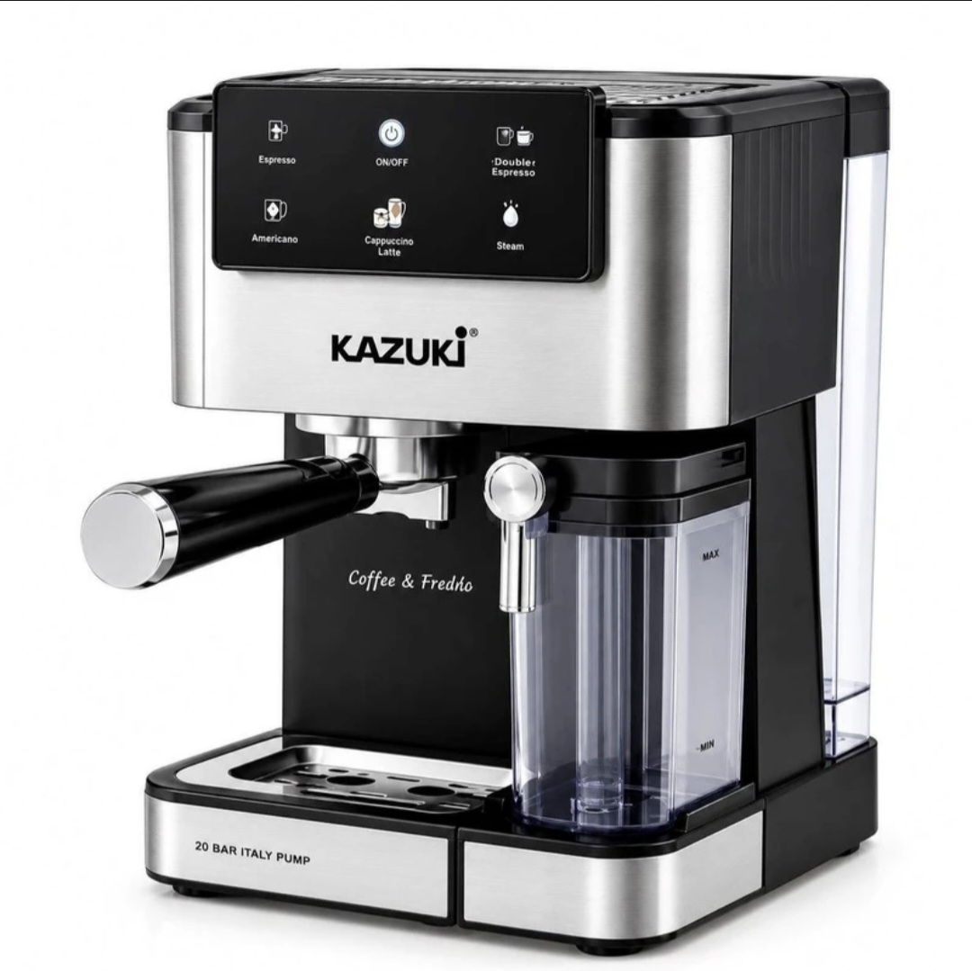 اسپرسوساز خانگی کازوکی مدل K-230 با مخزن آب ۱۵۰۰ میلی لیتر